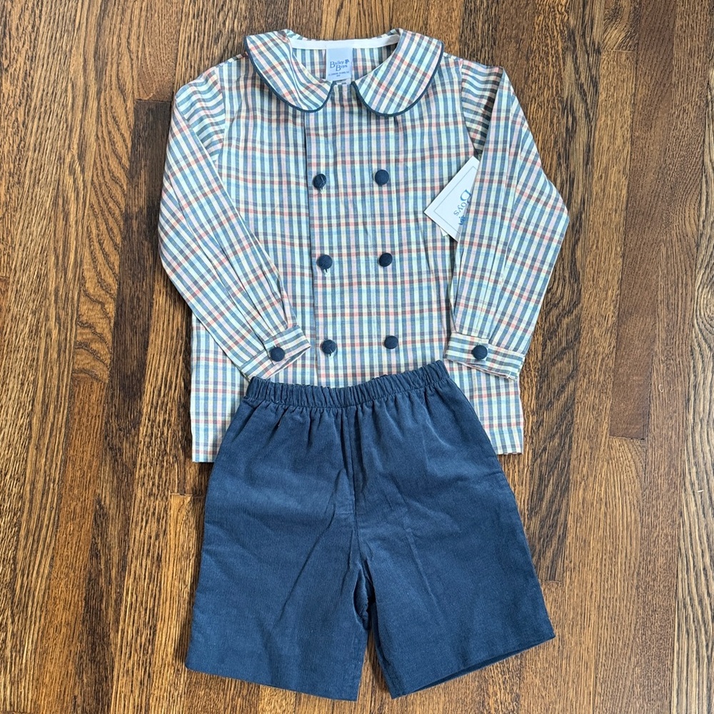 NWT Bailey Boys Dressy Shorts Set